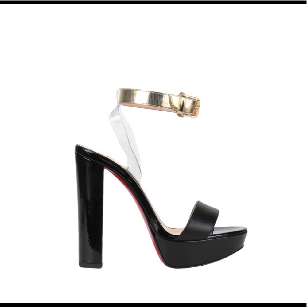 Christian Louboutin Black Sandals